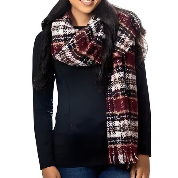 Emanuel Geraldo Women's Only Blanket Scarf Without Hat, Multicolor, One Size - Picture 2 of 5